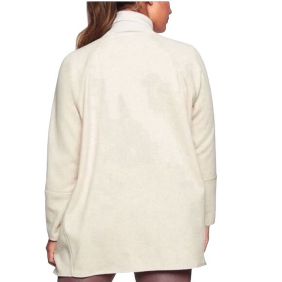 Athleta Karma Oversized Wrap Sweater Cardigan Size SMALL Yoga Athleisure Casual - Picture 4 of 10